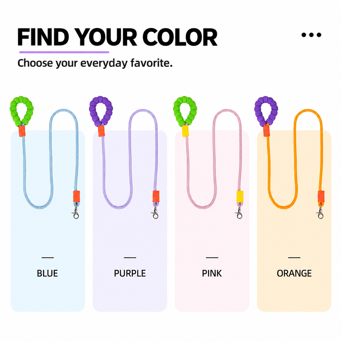 Color-Pop Foam Handle Dog Leash & Harness Sets