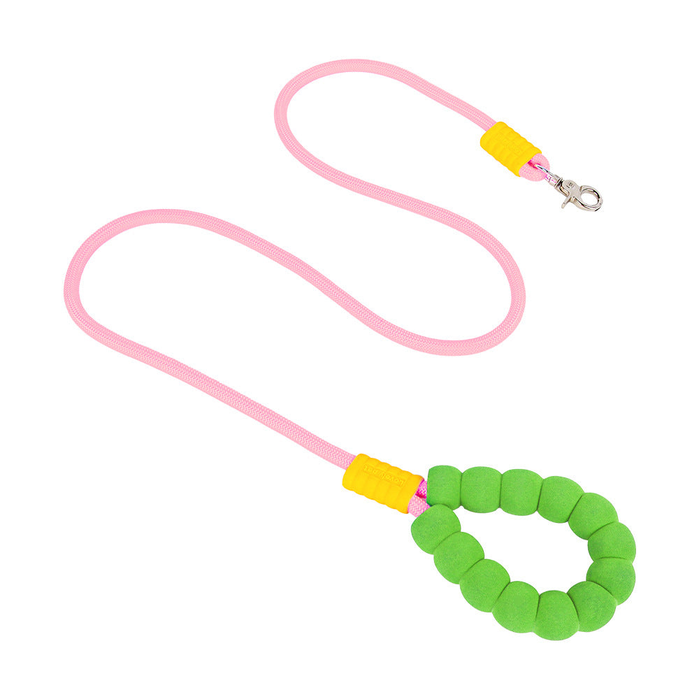 Color-Pop Foam Handle Dog Leash & Harness Sets