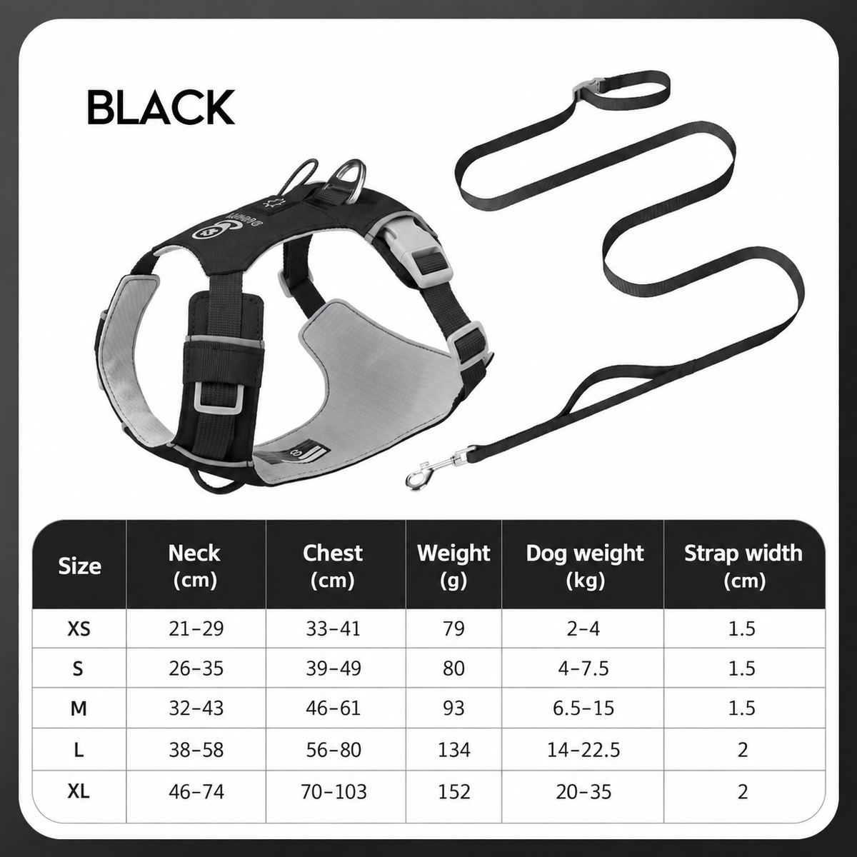 Dog Harness & Leash Set