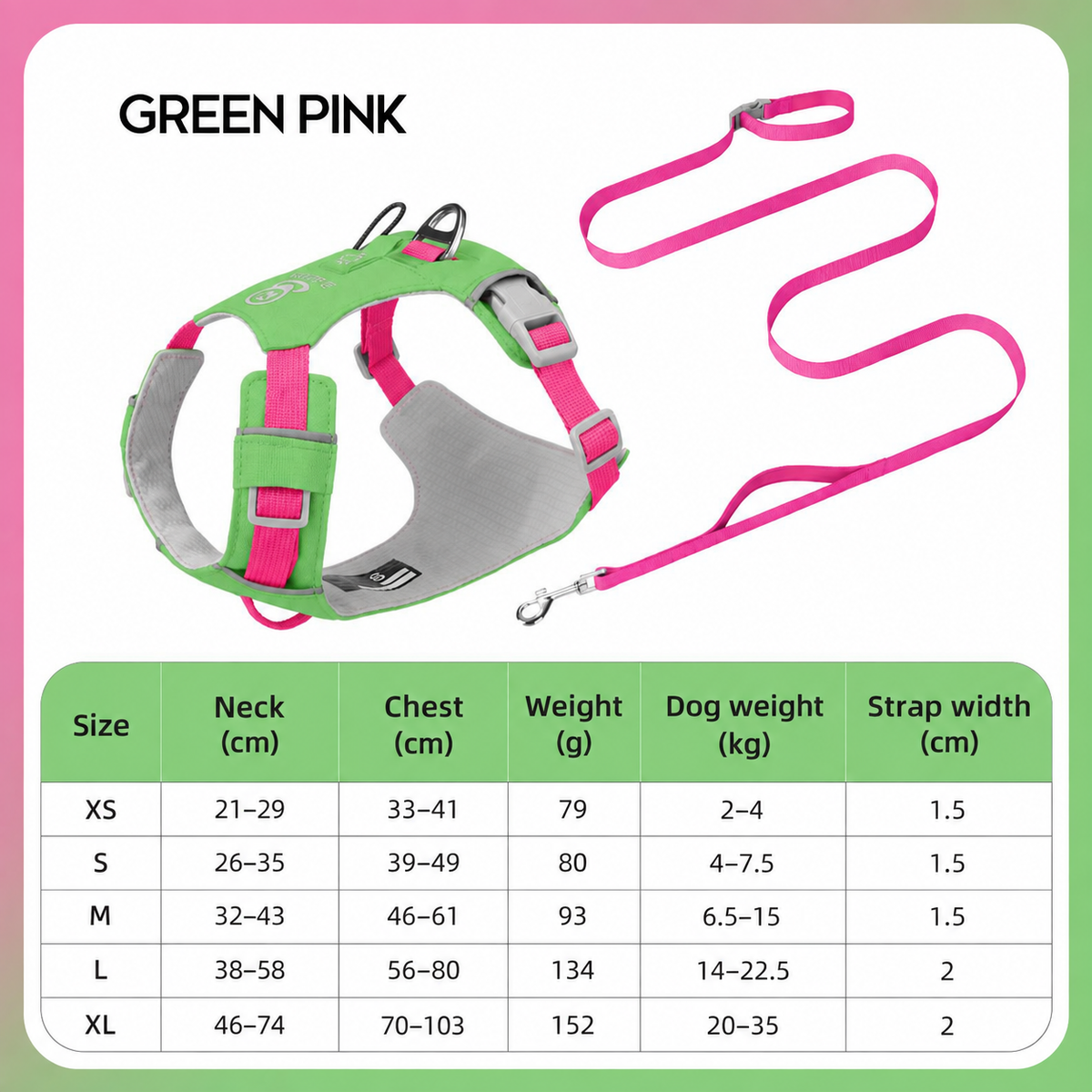 Dog Harness & Leash Set
