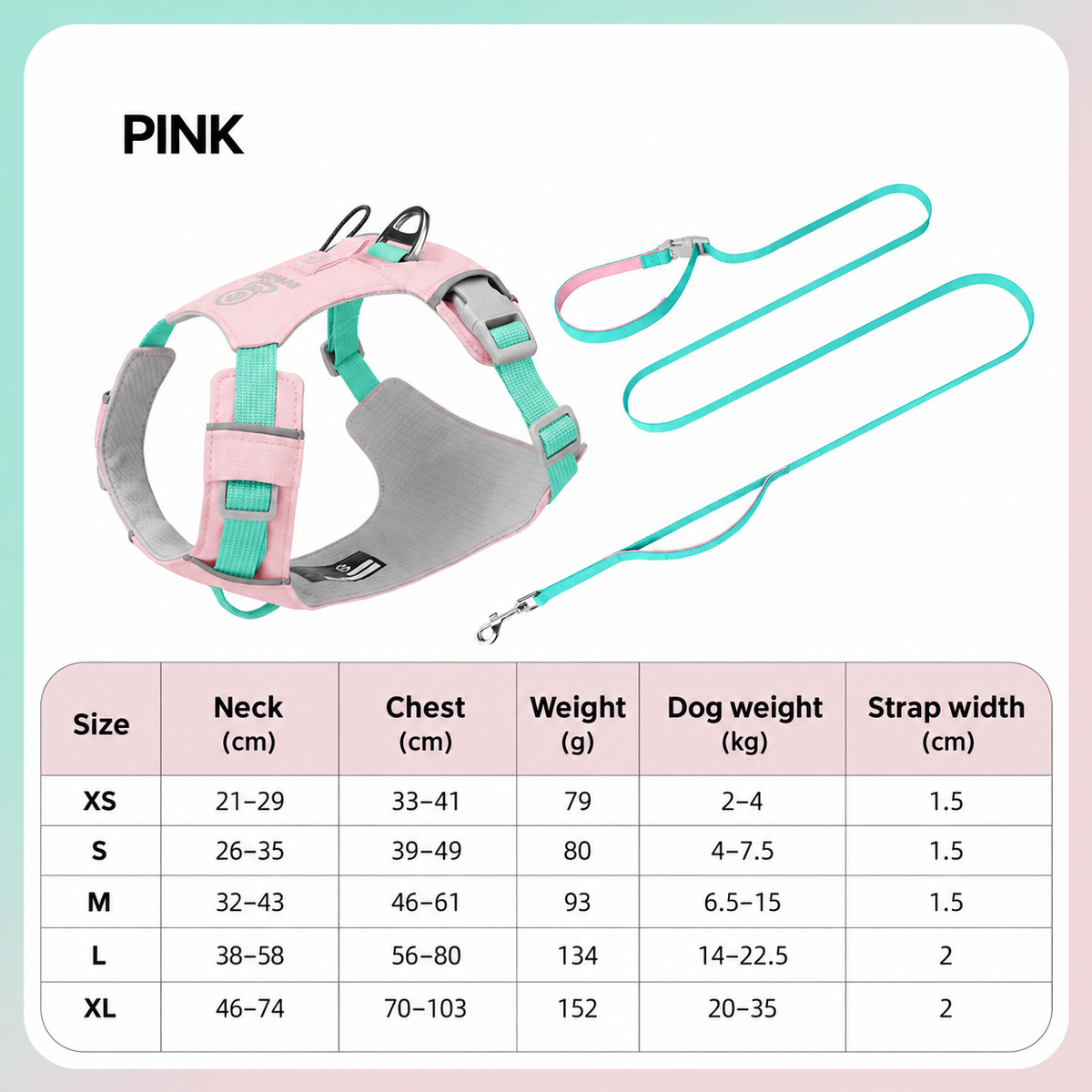 Dog Harness & Leash Set