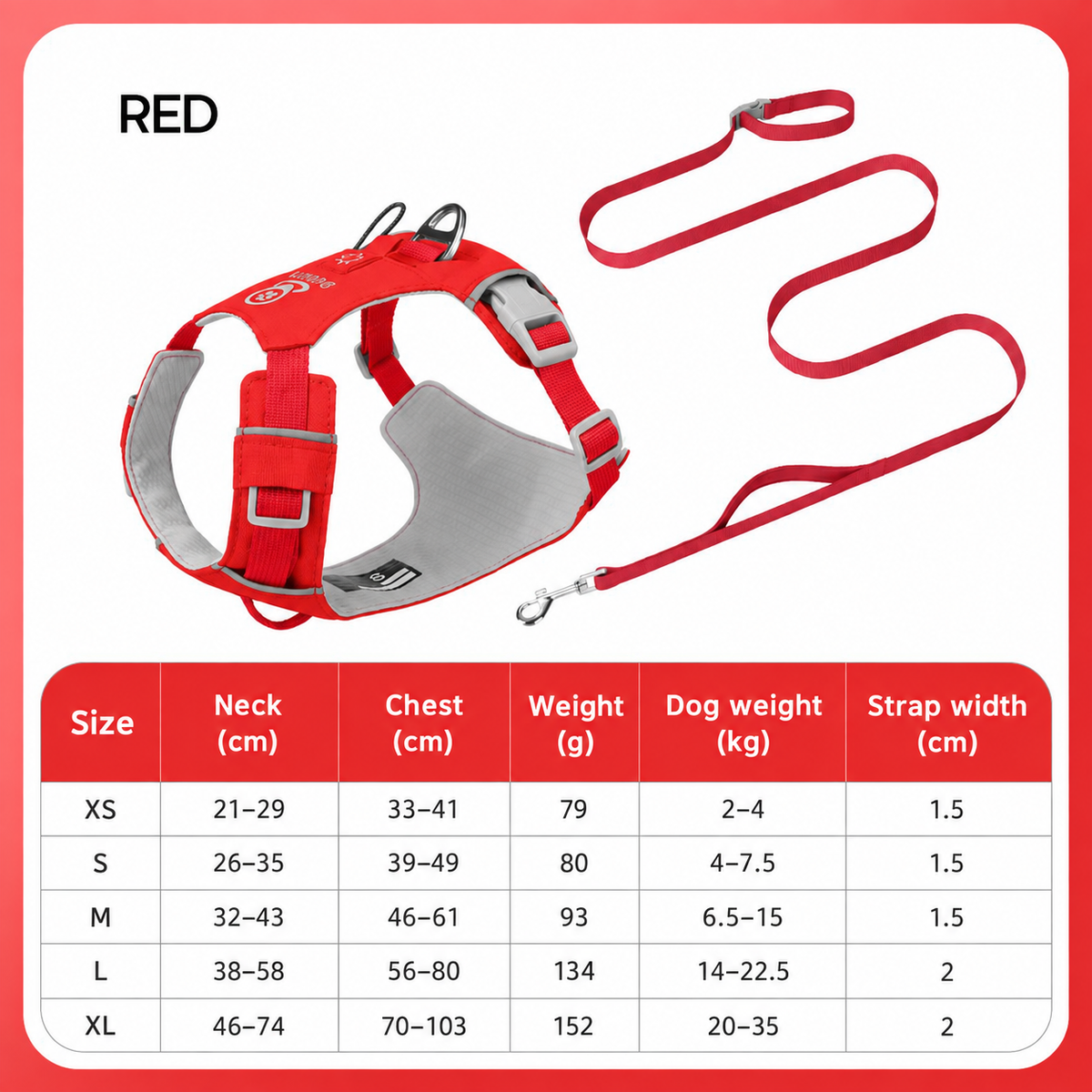 Dog Harness & Leash Set