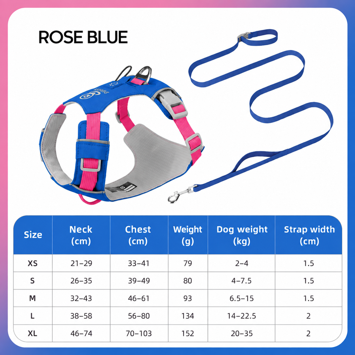 Dog Harness & Leash Set