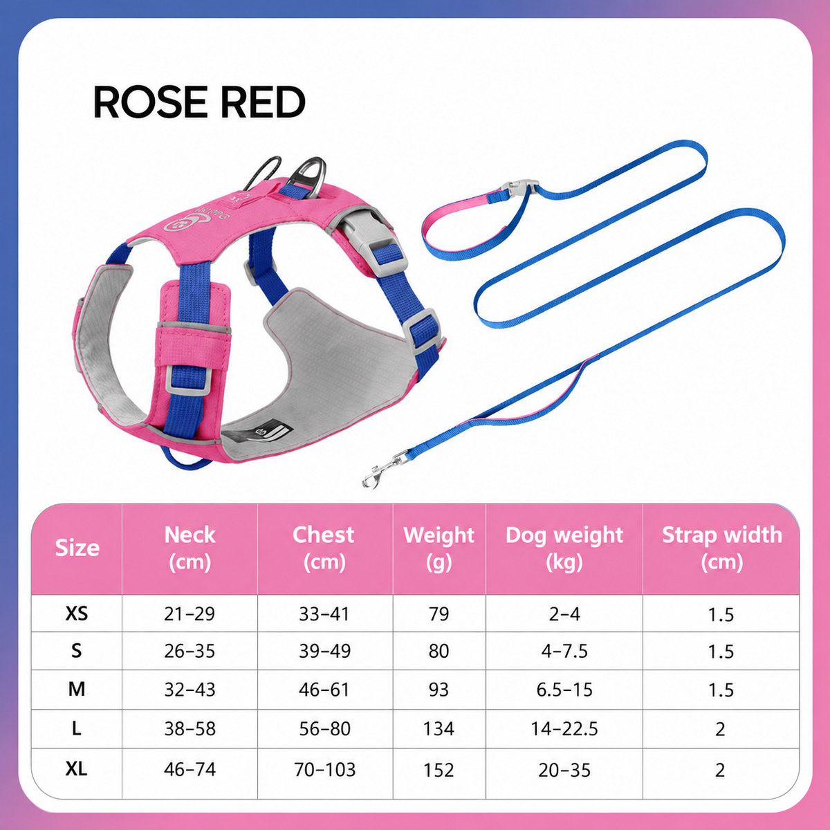 Dog Harness & Leash Set